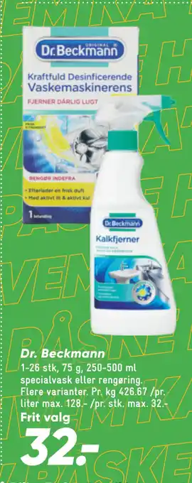 Bilka Dr. Beckmann tilbud