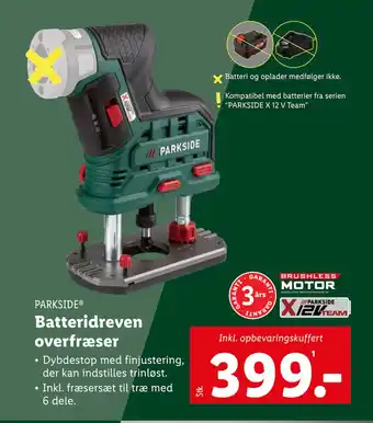 Lidl Batteridreven overfræser tilbud