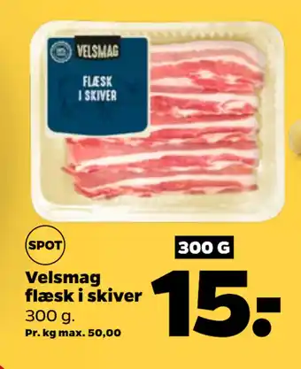 Netto Velsmag flæsk i skiver tilbud