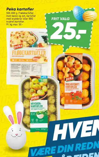 Bilka Peka kartofler tilbud