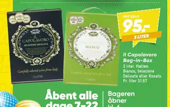 Bilka Il Capolavoro Bag-in-Box tilbud