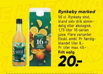 Bilka Rynkeby marked tilbud