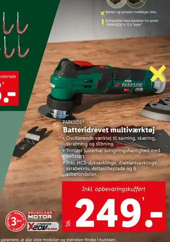 Lidl Batteridrevet multiværktøj tilbud