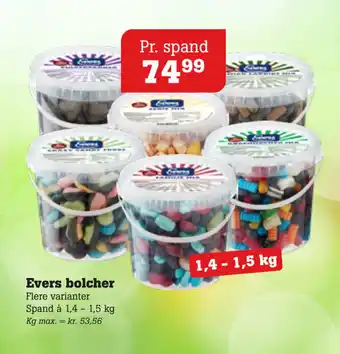 Poetzsch Padborg Evers bolcher tilbud