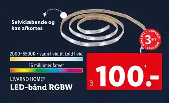 Lidl LED-bånd RGBW tilbud
