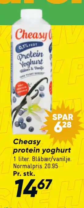 Bilka Cheasy protein yoghurt tilbud
