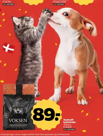 Netto Raakraft kattefoder tilbud