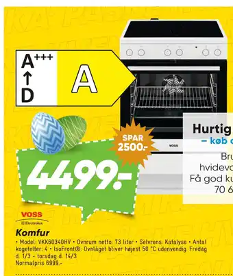 Bilka Komfur tilbud