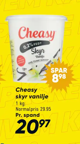 Bilka Cheasy skyr vanilje tilbud