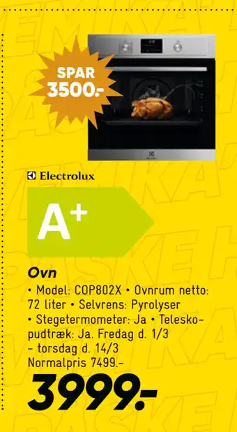 Bilka Ovn tilbud