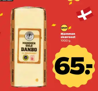 Netto Mammen skæreost tilbud