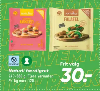 Bilka Naturli færdigret tilbud
