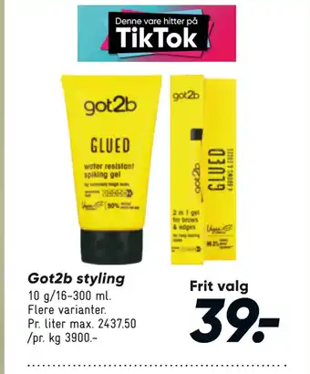 Bilka Got2b styling tilbud