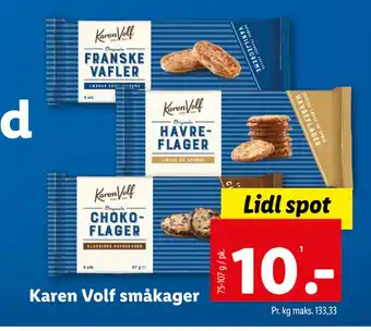 Lidl Karen Volf småkager tilbud