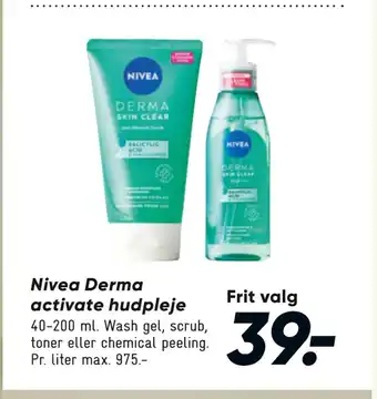 Bilka Nivea Derma activate hudpleje tilbud