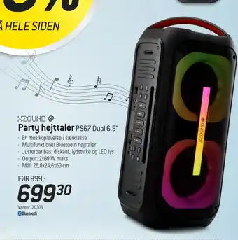 Thansen Party højttaler tilbud