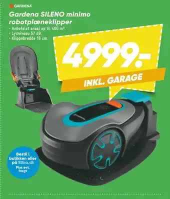 Gardena SILENO minimo robotplæneklipper