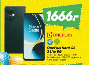 Bilka OnePlus Nord CE 3 Lite 5G tilbud