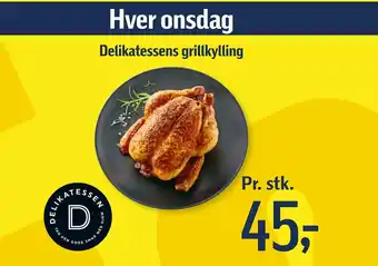 Føtex Delikatessens grillkylling tilbud