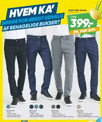 Bilka Jeans eller bukser tilbud