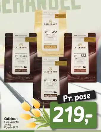 Fakta Tyskland Callebaut tilbud