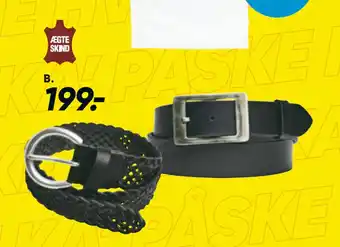 Bilka Skind bælter tilbud