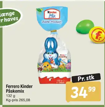 Fakta Tyskland Ferrero Kinder Påskemix tilbud