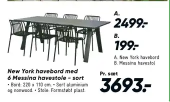 Bilka New York havebord tilbud
