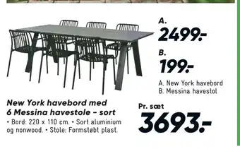 Bilka Messina havestol tilbud
