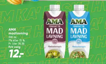 Bilka AMA madlavning tilbud