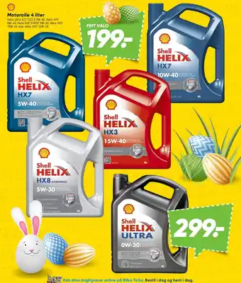 Bilka Motorolie 4 liter tilbud