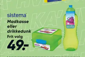 Madkasse eller drikkedunk