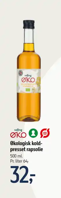 Føtex Økologisk koldpresset rapsolie tilbud