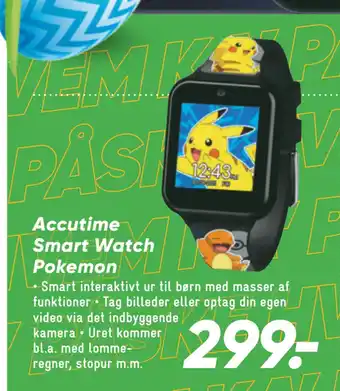 Bilka Accutime Smart Watch Pokemon tilbud