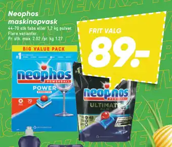 Bilka Neophos maskinopvask tilbud