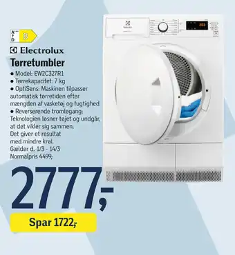 ELECTROLUX Tørretumbler