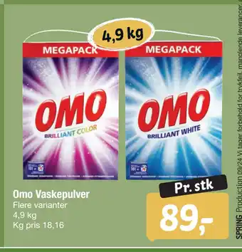 Fakta Tyskland Omo Vaskepulver tilbud