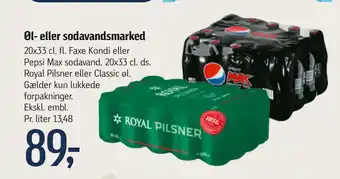 Føtex Øl- eller sodavandsmarked tilbud