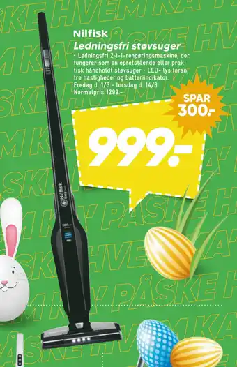 Bilka Ledningsfri støvsuger tilbud