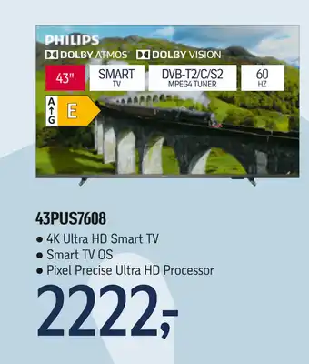 Føtex PHILIPS 43PUS7608 tilbud