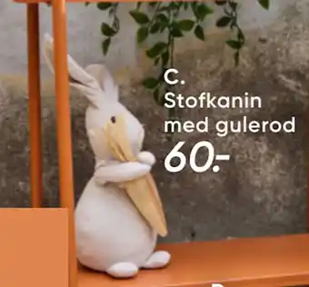 Stofkanin med gulerod