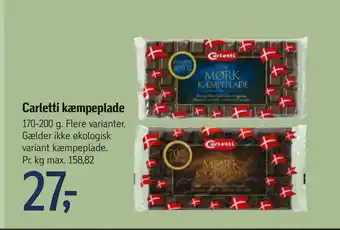 Føtex Carletti kæmpeplade tilbud
