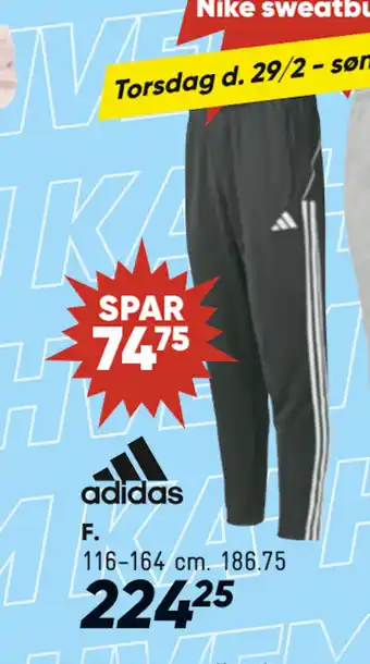 Bilka Adidas træningsbukser tilbud