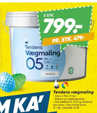 Bilka Tendens vægmaling tilbud