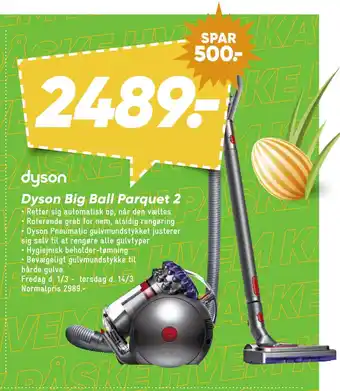 Bilka Dyson Big Ball Parquet 2 tilbud