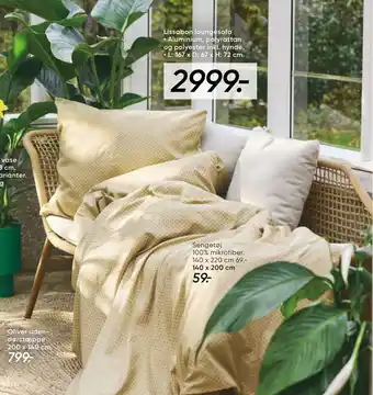 Bilka Lissabon loungesofa tilbud