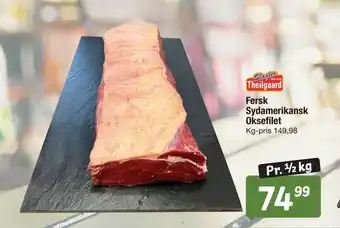 Fakta Tyskland Fersk Sydamerikansk Oksefilet tilbud