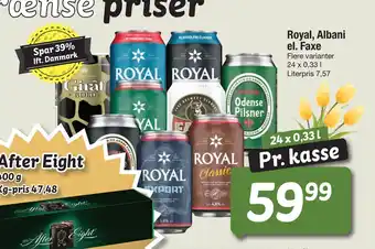 Fakta Tyskland Royal, Albani el. Faxe tilbud