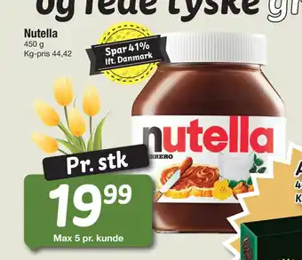 Fakta Tyskland Nutella tilbud
