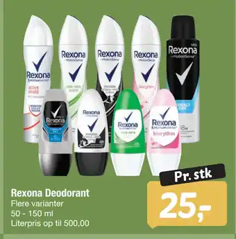 Fakta Tyskland Rexona Deodorant tilbud